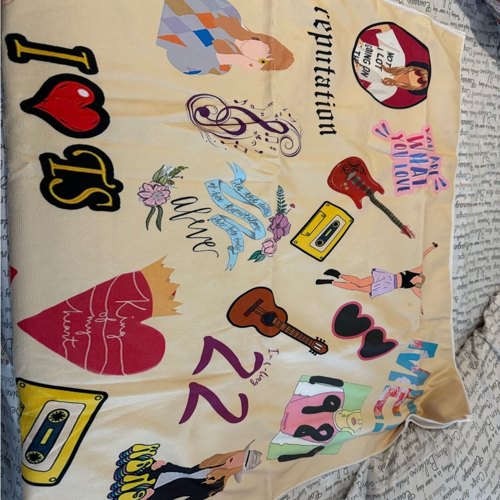 TS beach towels and Birthday Banner